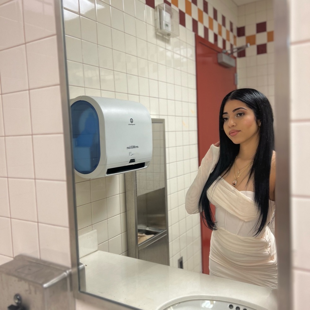 Oh Polly Cream Mini Dress